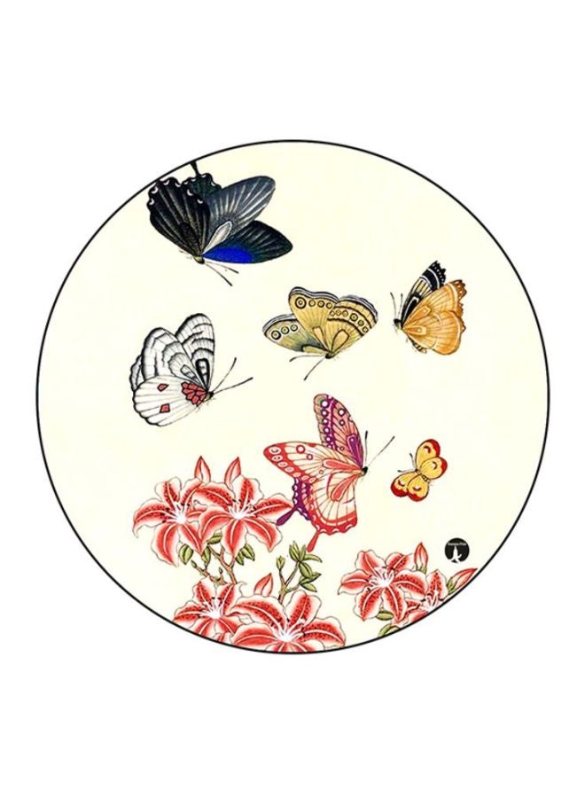 BP Printed Mouse Pad Beige/Red/Green