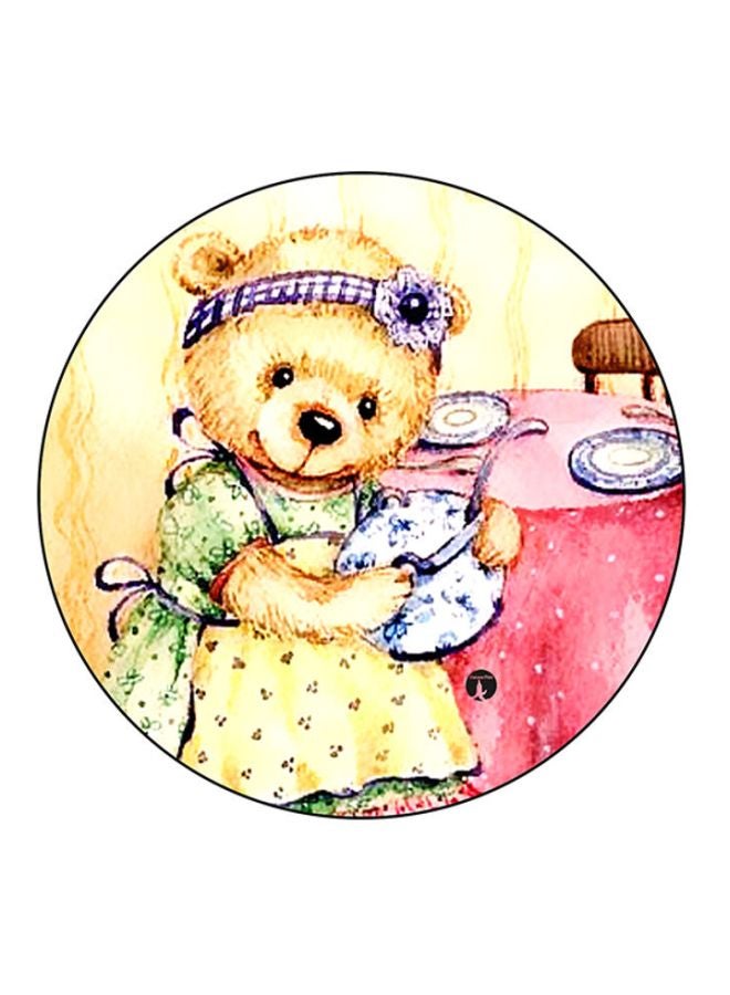 BP A Bear Printed Mouse Pad Multicolour