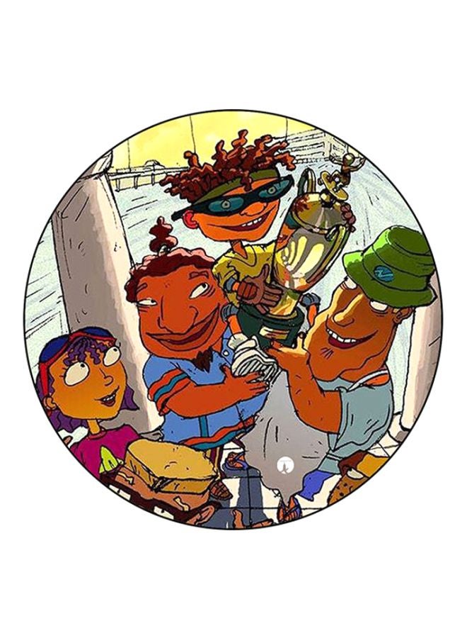 BP Rocket Power Printed Round Mouse Pad Multicolour