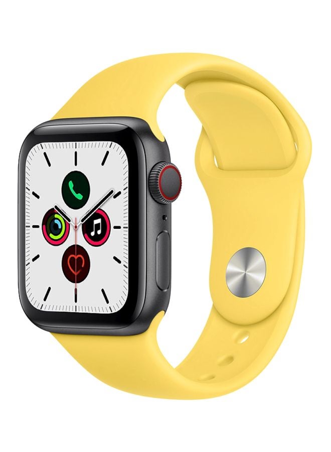 Perfii - Replacement Band For Apple Watch Series 5/4/3/2/1 40/38mm Casary Yellow - Image 1
