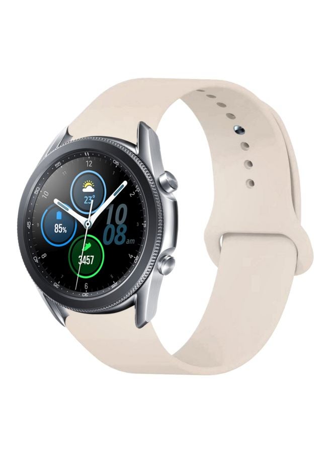 Perfii Replacement Band For Samsung Galaxy Watch3 45mm Antique White