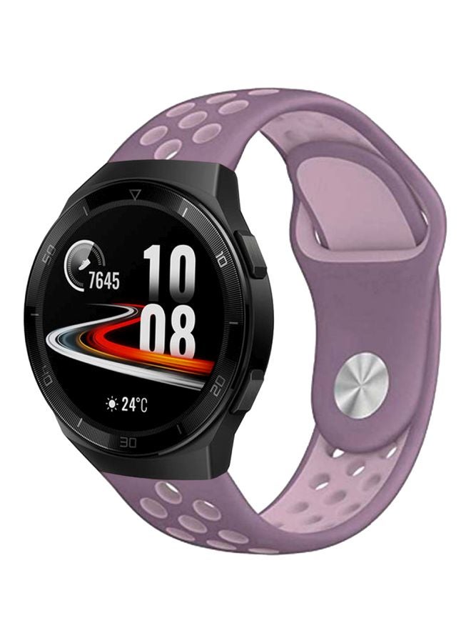 بيرفيي سوا بديل لساعة يد هواوي GT 2e مقاس 46 مم بنفسجي خوخي ضبابي