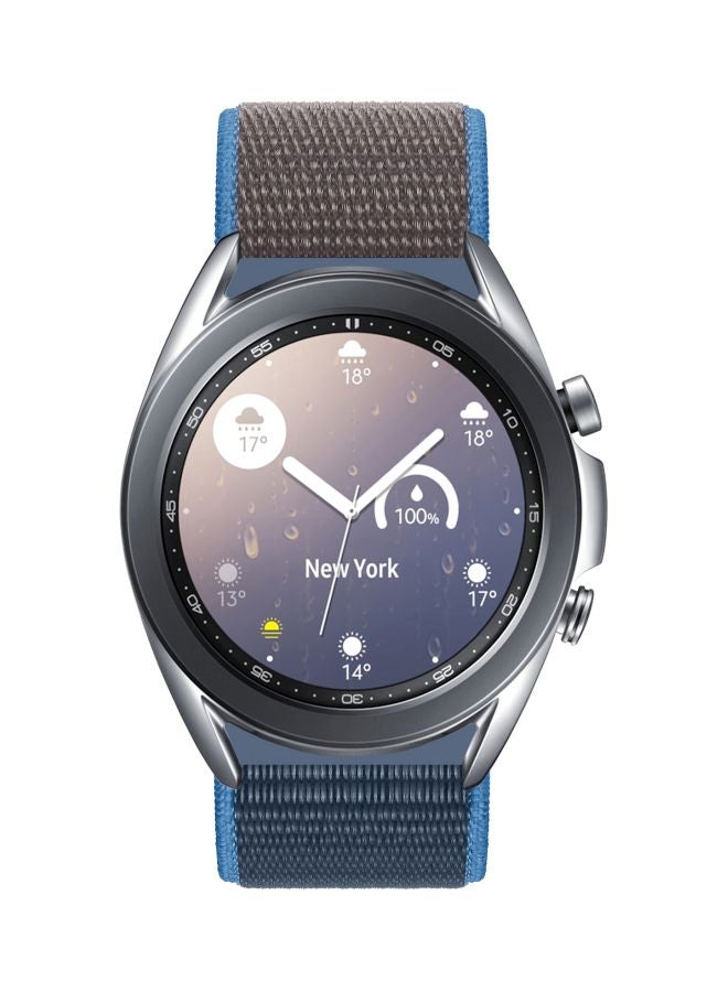 Perfii Replacement Band For Samsung Galaxy Watch3 41mm Surf Blue/Brown - Image 1