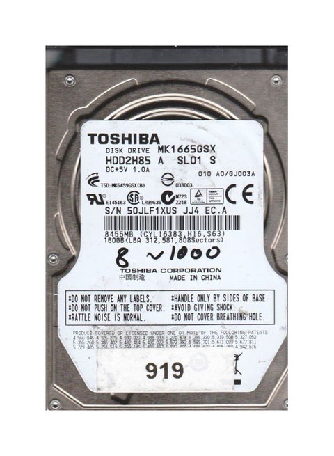 SATA Internal Hard Disk Drive Silver/Black