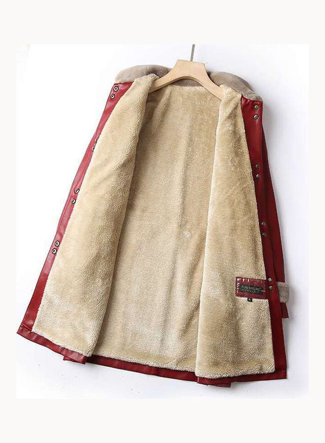Long Sleeve Jacket Red  - Image 3