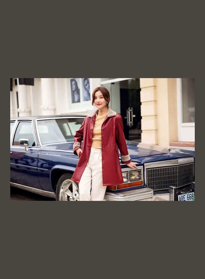 Long Sleeve Jacket Red  - Image 4