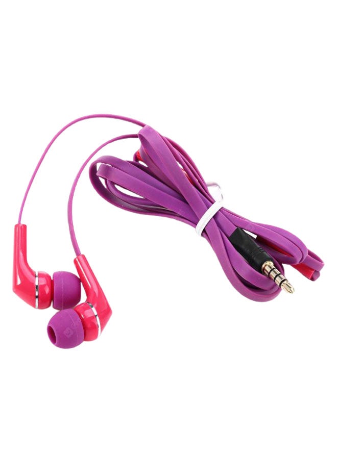 Awei Wired In-Ear Earphones Purple/Pink - Image 1