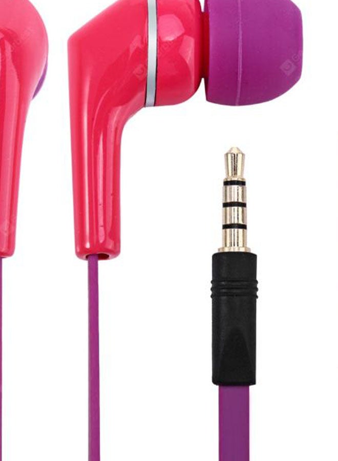 Awei Wired In-Ear Earphones Purple/Pink - Image 3