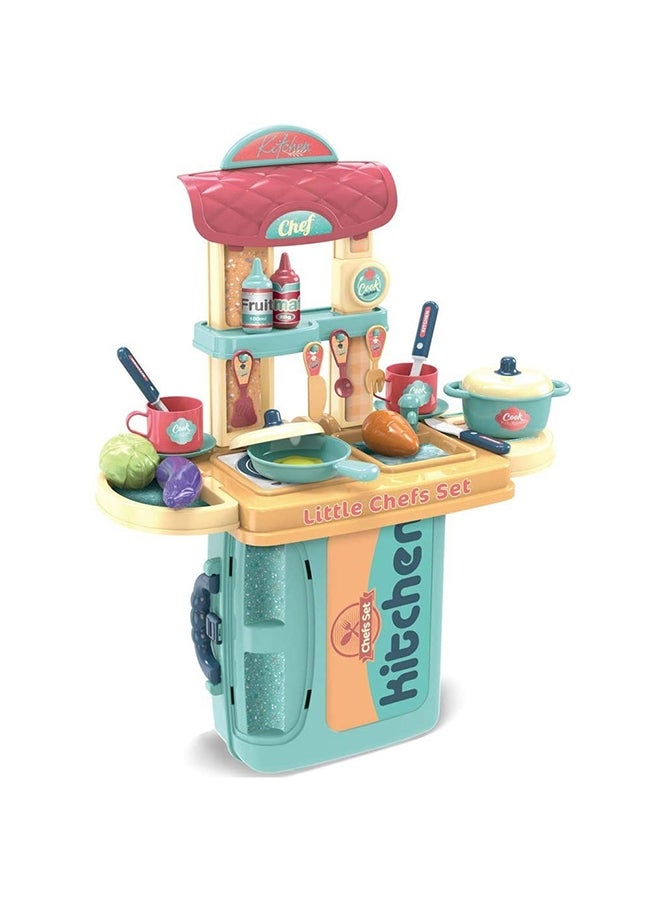 XIONG CHENG - Kitchen Play Set, Little Chef Set, 3 in 1 - Image 1