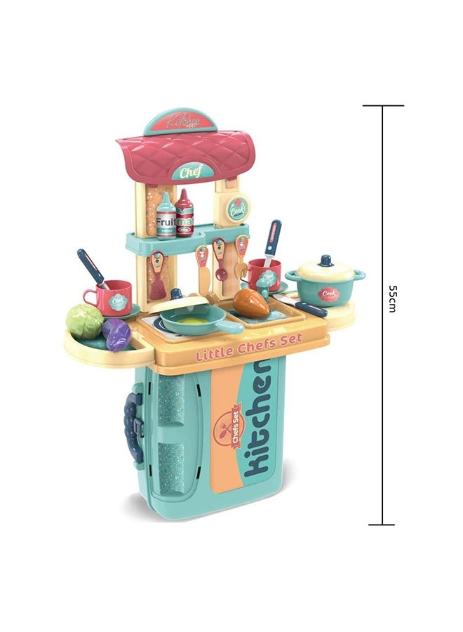 XIONG CHENG - Kitchen Play Set, Little Chef Set, 3 in 1 - Image 1