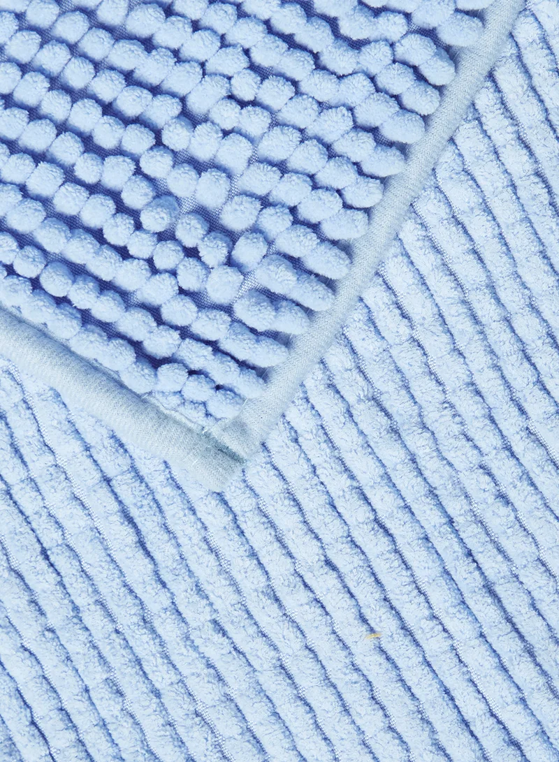 Noon East Bath Mat - 40X60 Cm-Lightblue Color - Bathroom Mat Soft And Cushion 2 - Piece Light Blue 40 x 60cm