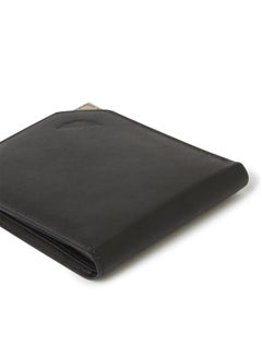 Red Tape Debossed Logo Leather Wallet Black Tan  - Image 3