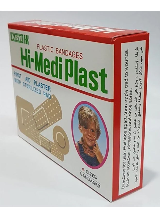 KBM 100-Piece First Aid Plaster With Sterilized Pad - Image 2