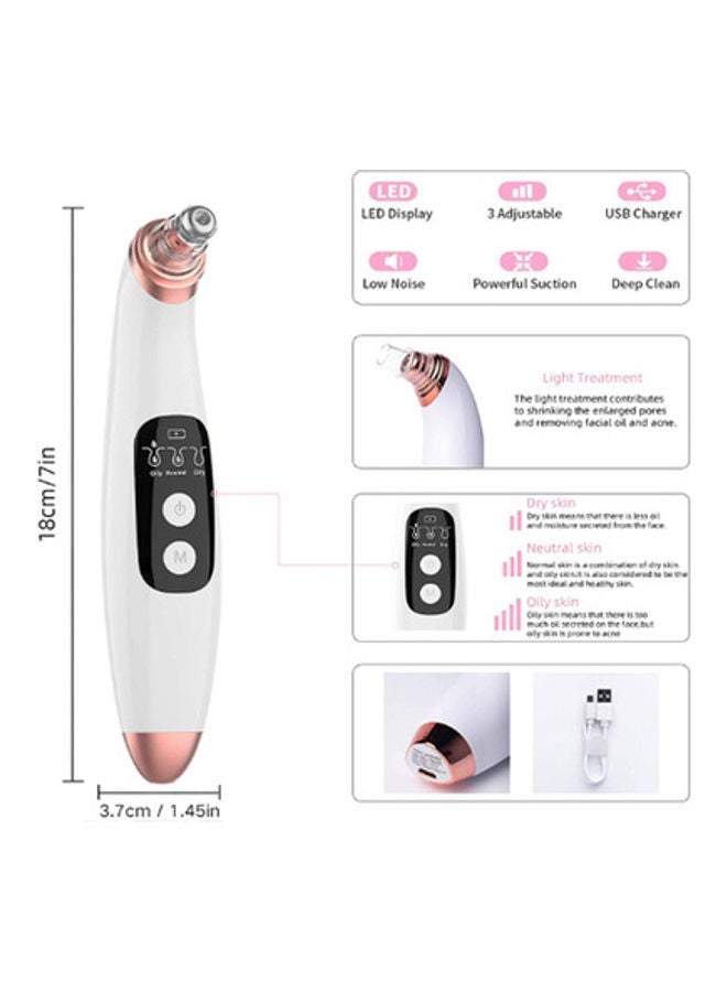 Generic Blackhead Remover Vacuum Pore Cleaner With Camera multicolour 20cm  - Image 2