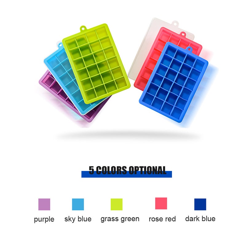 Ice Cube Tray With Lid Dark blue 18.5 x 3 x 13cm - Image 5