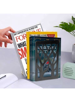 Generic 2-Piece Tree Designed Bookend Set Black  - Image 3