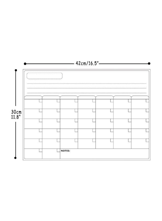 لوحة تقويم مغناطيسية بخاصية المسح الجاف أبيض - v1606547285/N42570386A_6