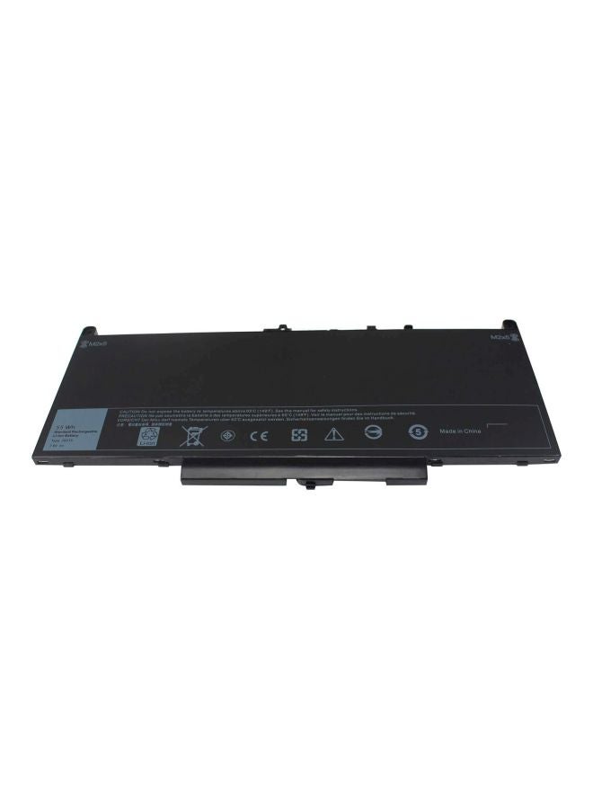 ديل - بطارية بديلة للابتوب ديل لاتيتود E7270/ E7470/ MC34Y/ NJJ2H/ 242WD/ GG4FM/ 1W2Y2 أسود - Image 1