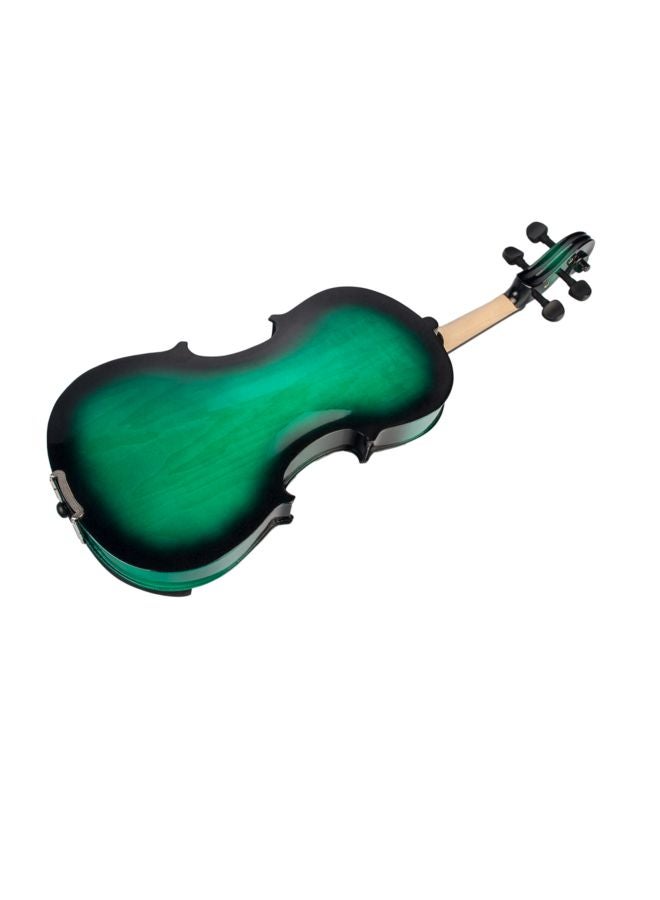 Wooden Acoustic Violin With Bow And Storage Case - Image 2