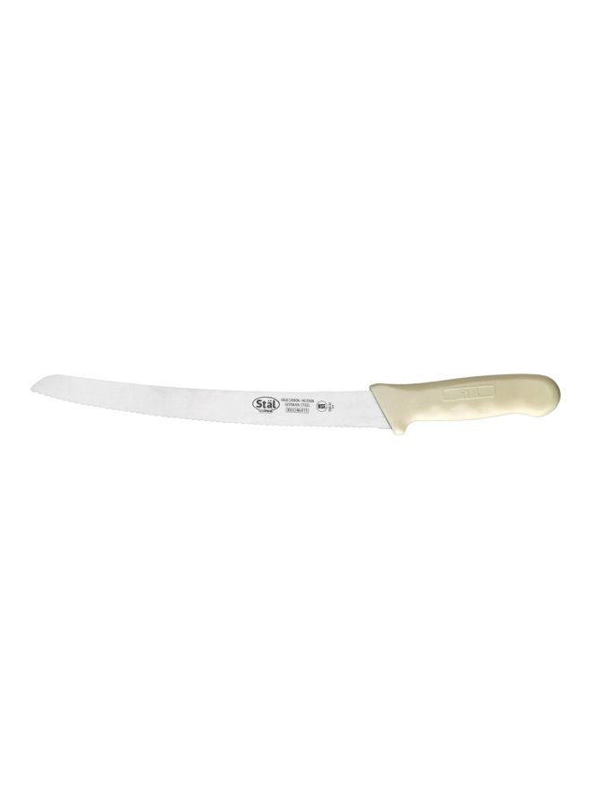 Winco Straight Serrated Bread Knife Silver/White 9.5inch 