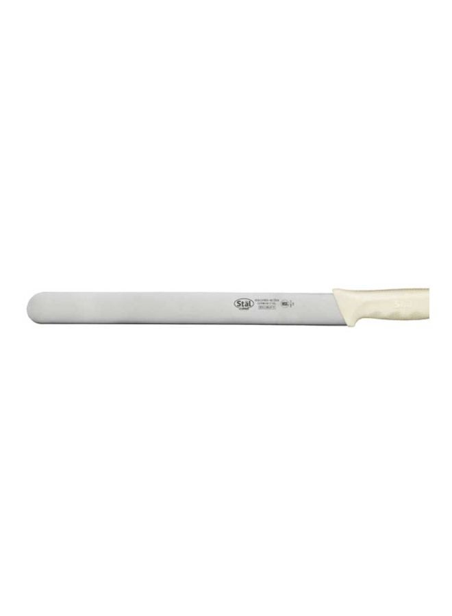 Winco Carbon Steel Slicing Knife Silver/White 12inch - Image 3