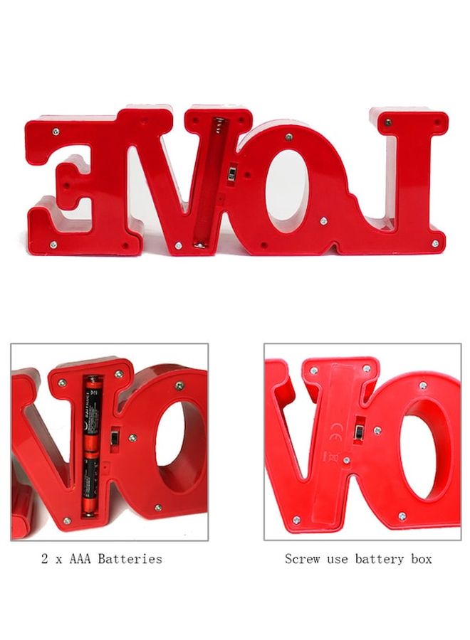 Beauenty Love Shaped LED Light Red - Image 3