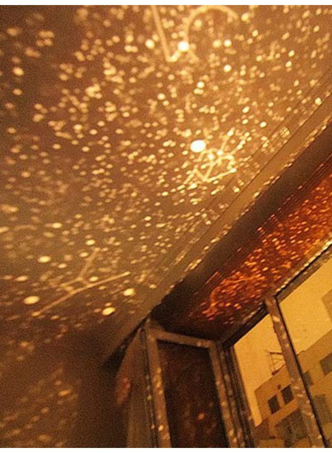 بيوينتي مصباح إسقاط LED بتصميم نجوم أصفر 25x19سم - Image 3