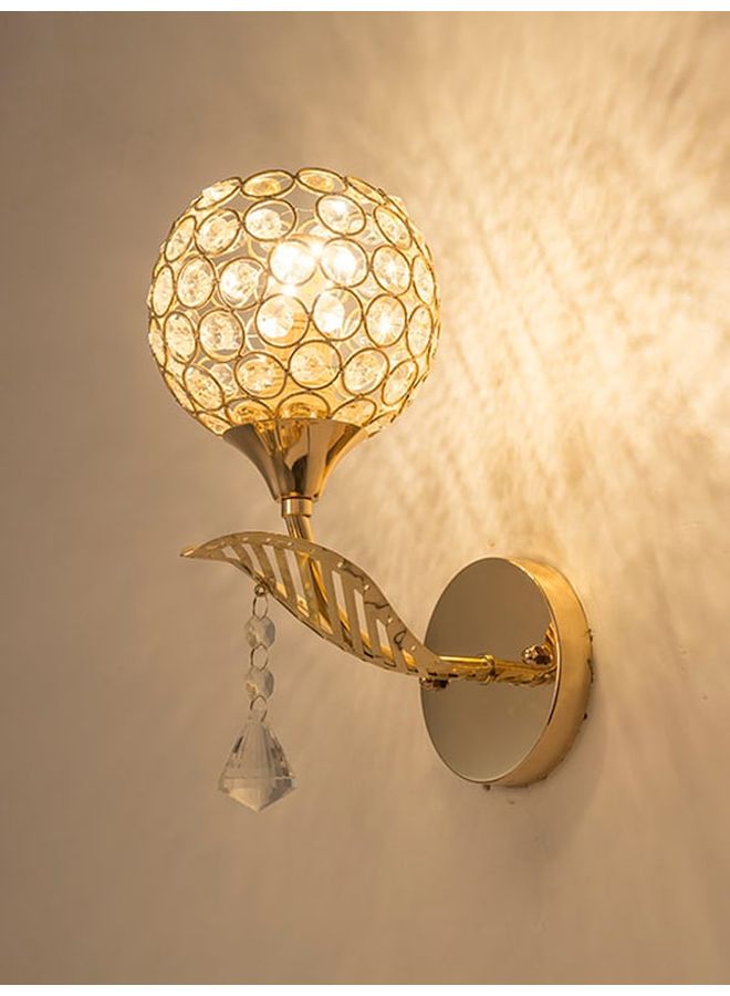 بيوينتي مصباح إضاءة LED للتعليق على الحائط بشكل كرة أبيض دافئ 15x26سم 