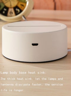 Beauenty 3D Finger Heart Shaped LED Bedside Night Light white 10x4cm  - Image 3