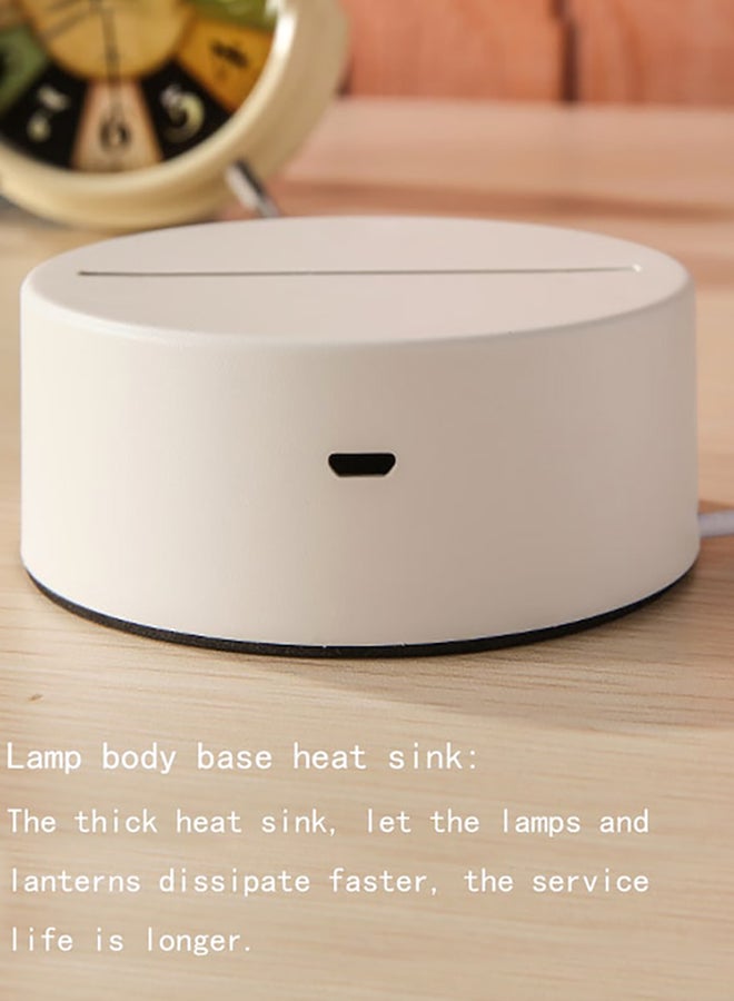 Beauenty 3D Finger Heart Shaped LED Bedside Night Light white 10x4cm  - Image 3