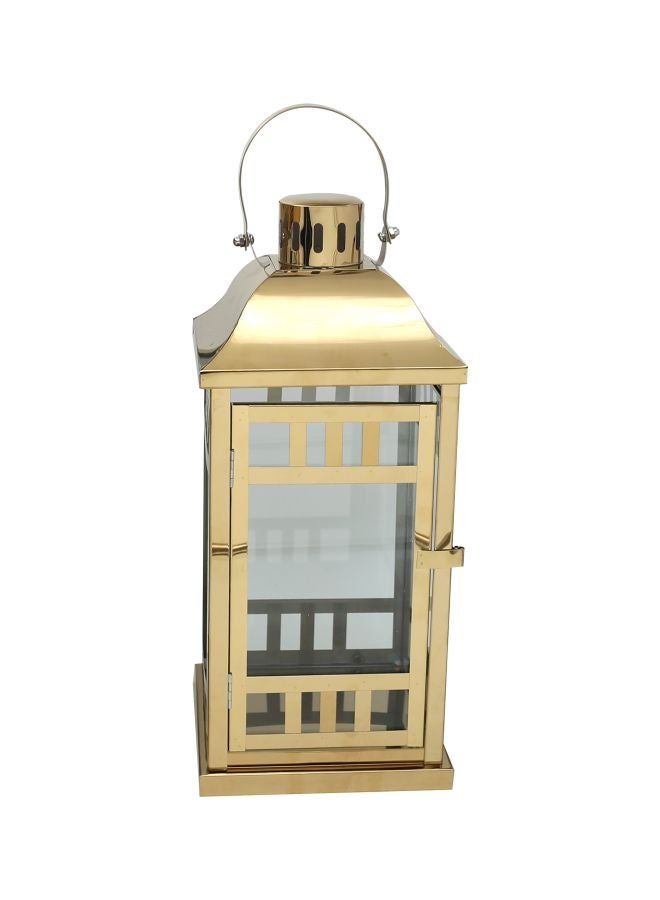 Dania 3-Piece Ramadan Lantern Set Gold/Clear Lantern 1 (20x50), Lantern 2 (16x40), Lantern 3 (12x30)cm - Image 3