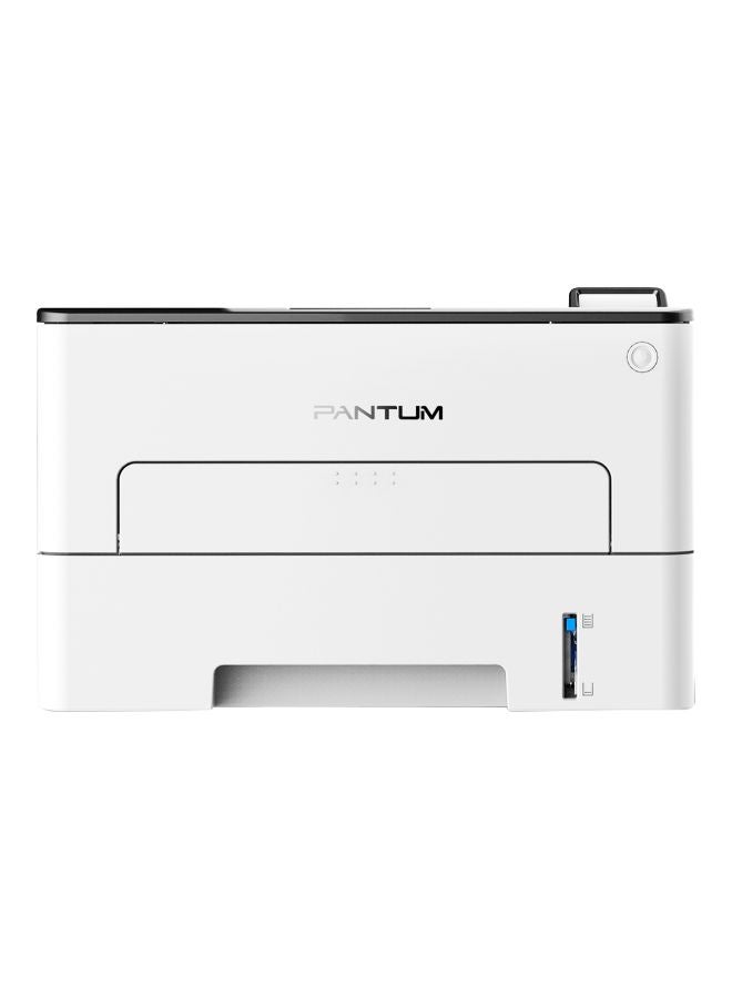 Pantum Compact Wireless Monochrome Laser Printer 13.9x13.1x9.1inch White  - Image 1