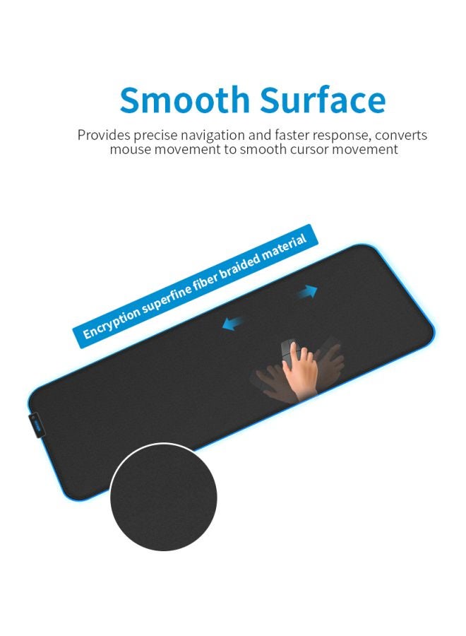 كيه كيه مون لوحة ماوس ناعمة للألعاب أسود - Image 4