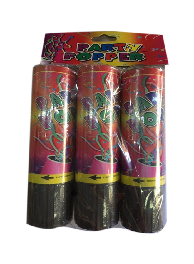 Tamona 3-Piece Party Popper 15.5cm  - Image 1