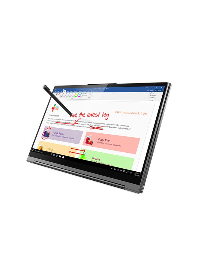 Lenovo - Yoga C940 Convertible 2-In-1 Laptop With 14-Inch Full HD Display, Core i7-1065G7 Processor/12GB RAM/512GB SSD/Intel Iris Plus Graphics/Windows 10/International Version English Iron Grey - Image 1
