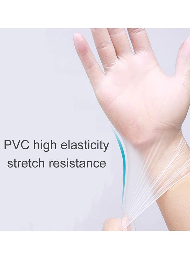 أوبتيتيكت طقم قفازات من الفينيل خالية من البودرة للاستخدام مرة واحدة مكون من 100 قطعة - Image 4