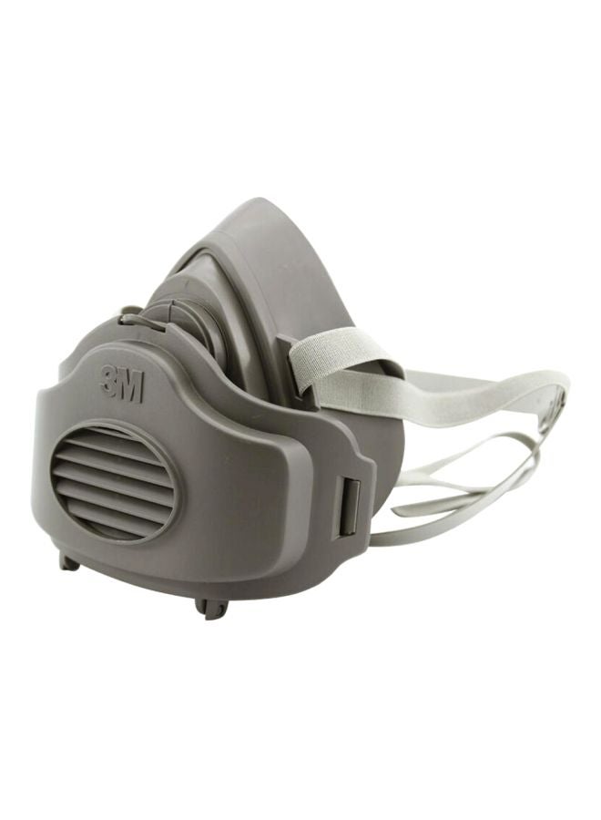 3M - Half Face Respirator Mask Grey/White - Image 1