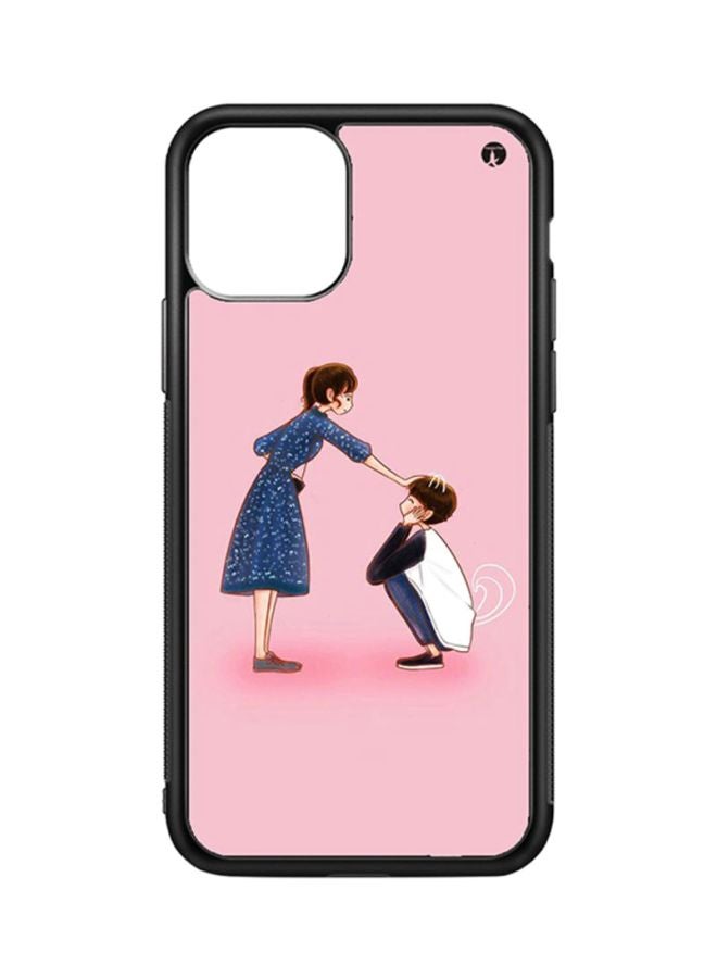 Protective Case Cover For Apple iPhone 11 Pro Max Pink/Blue/White