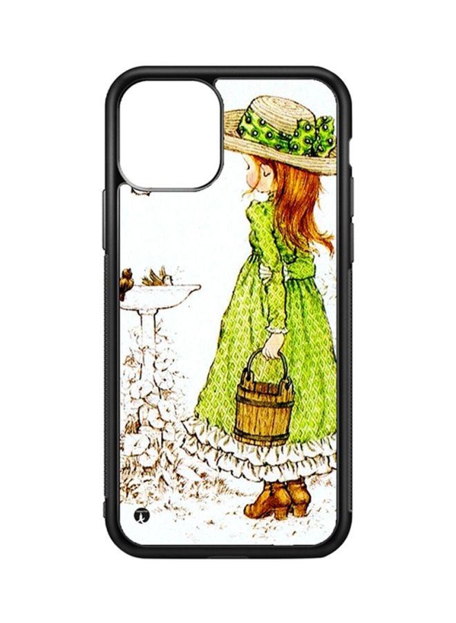 BP Protective Case Cover For Apple iPhone 11 A Girl (Black Bumper)