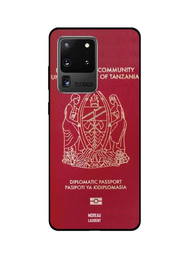 Skin Case Cover -for Samsung Galaxy S20 Ultra Tanzania Passport Tanzania Passport