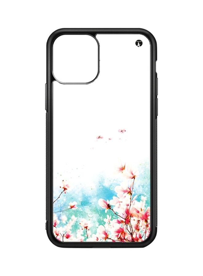 BP Protective Case Cover For Apple iPhone 11 Pro Max Flowers (Black Bumper)