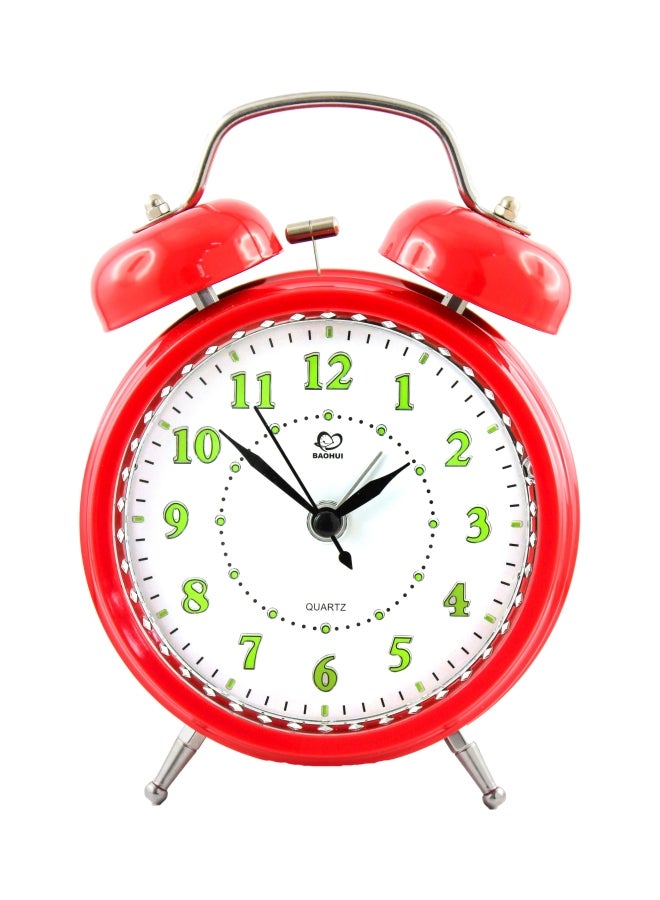 Generic - Porcelain Alarm Clock Red 17 x 13cm - Image 1