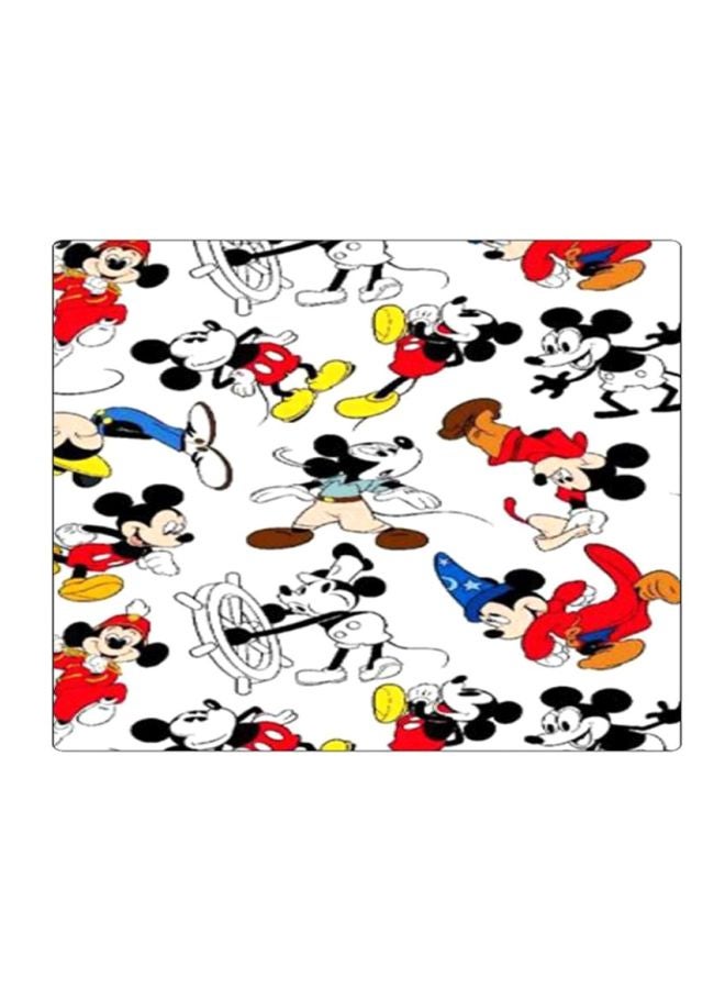 BP Printed Anti-Slip Gaming Mouse Pad White/Black/Red - Image 1