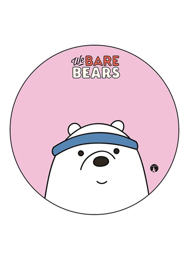 BP We Bare Bears Printed Mouse Pad Pink/White/Red