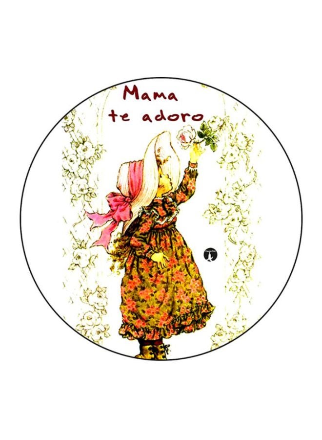 بي بي قاعدة ماوس عليها رسومات مطبوعة متعدد الألوان