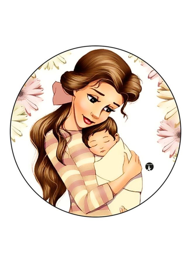 BP Printed Mouse Pad White/Beige/Brown