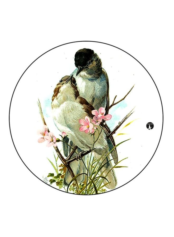 BP Birds Mouse Pad White/Green/Black