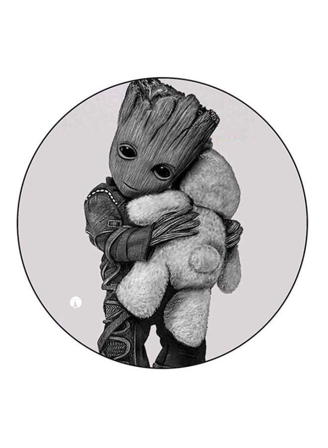 BP Groot Printed Mouse Pad Grey/Black