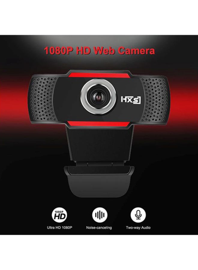 HXSJ 1080P HD Web Camera Black  - Image 5