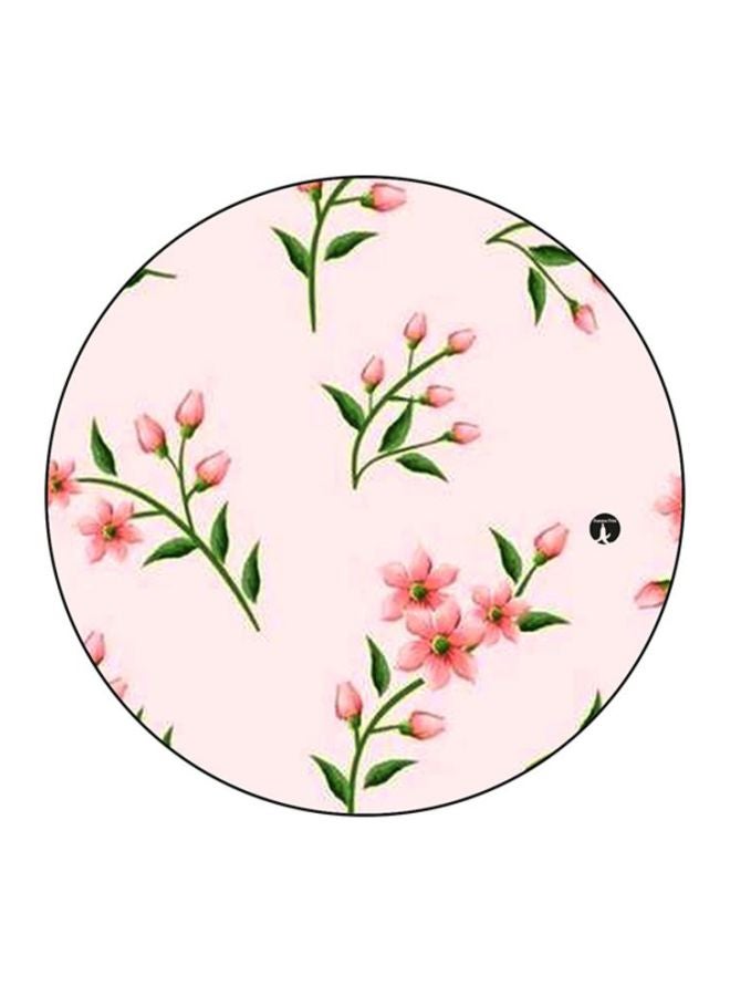 BP Flowers Printed Mouse Pad Pink/Green